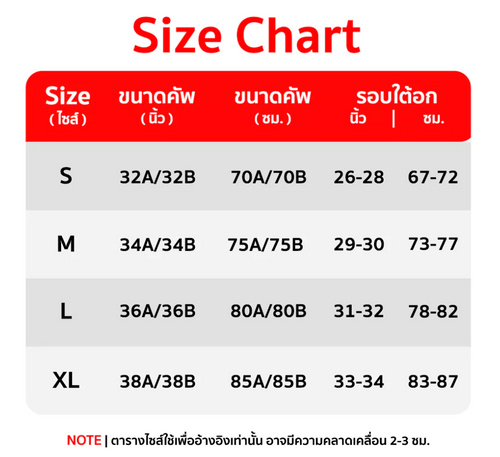 บราเกาะอกและบราไร้สาย (Strapless & Multi-way Bra) สีดำ